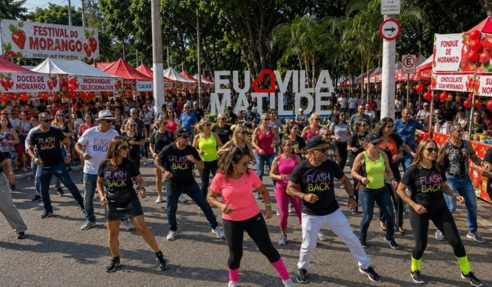 Festival de Morango – Especial Dia das Crianças e Flashback reúne gastronomia, música e diversão na Praça da Toco, na Vila Matilde.