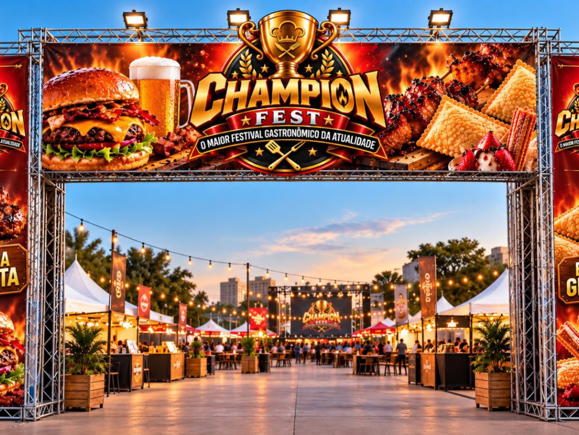 Champion Fest reúne opções gastronômicas e programação de lazer no Shopping Interlar Aricanduva, na Zona Leste de São Paulo.