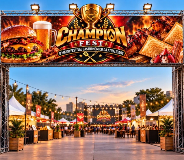 Champion Fest reúne opções gastronômicas e programação de lazer no Shopping Interlar Aricanduva, na Zona Leste de São Paulo.