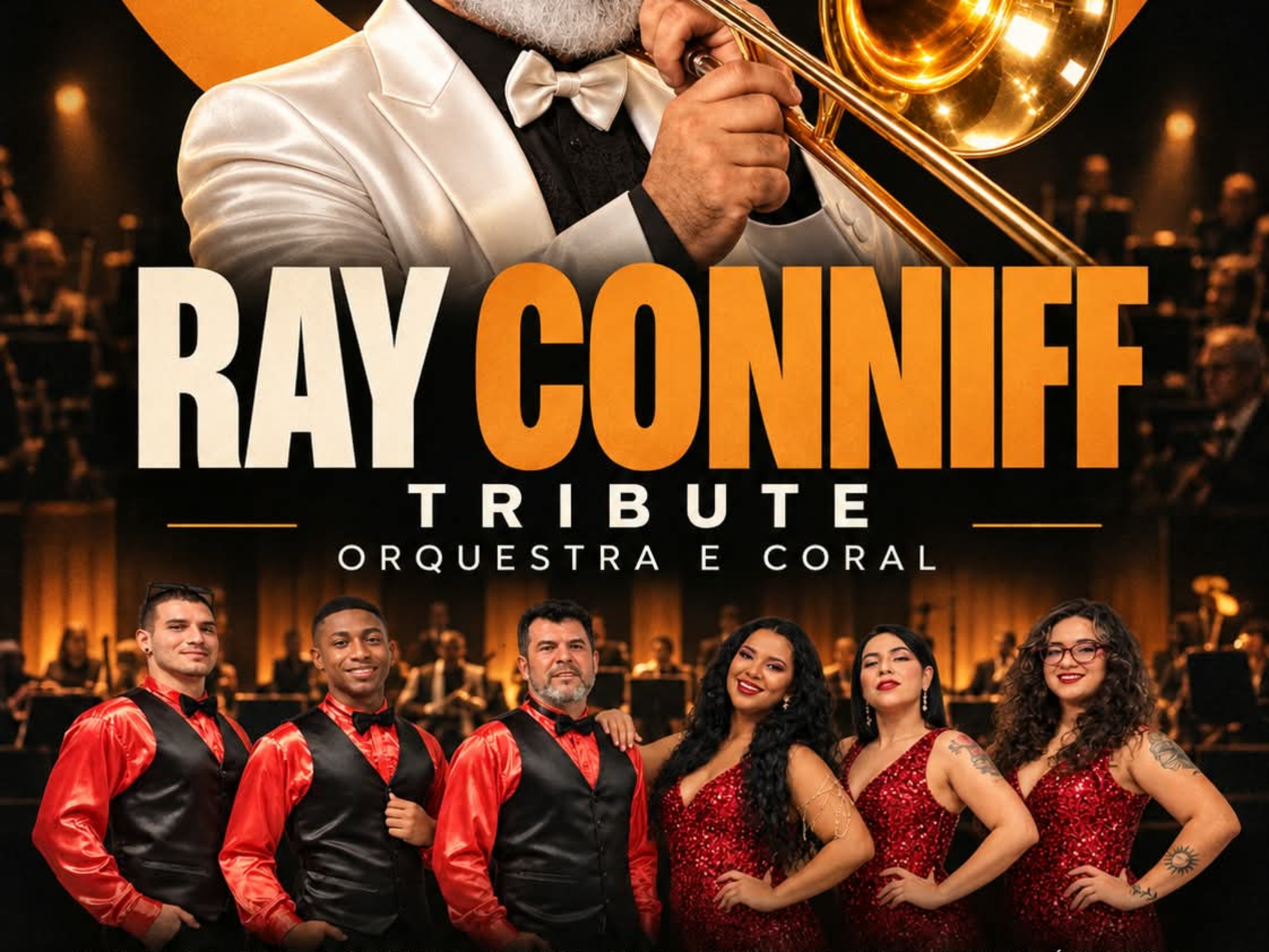 Ray Conniff The Tribute – Orquestra e Coral apresenta em Osasco um espetáculo dedicado ao legado musical do consagrado Maestro Ray Conniff.