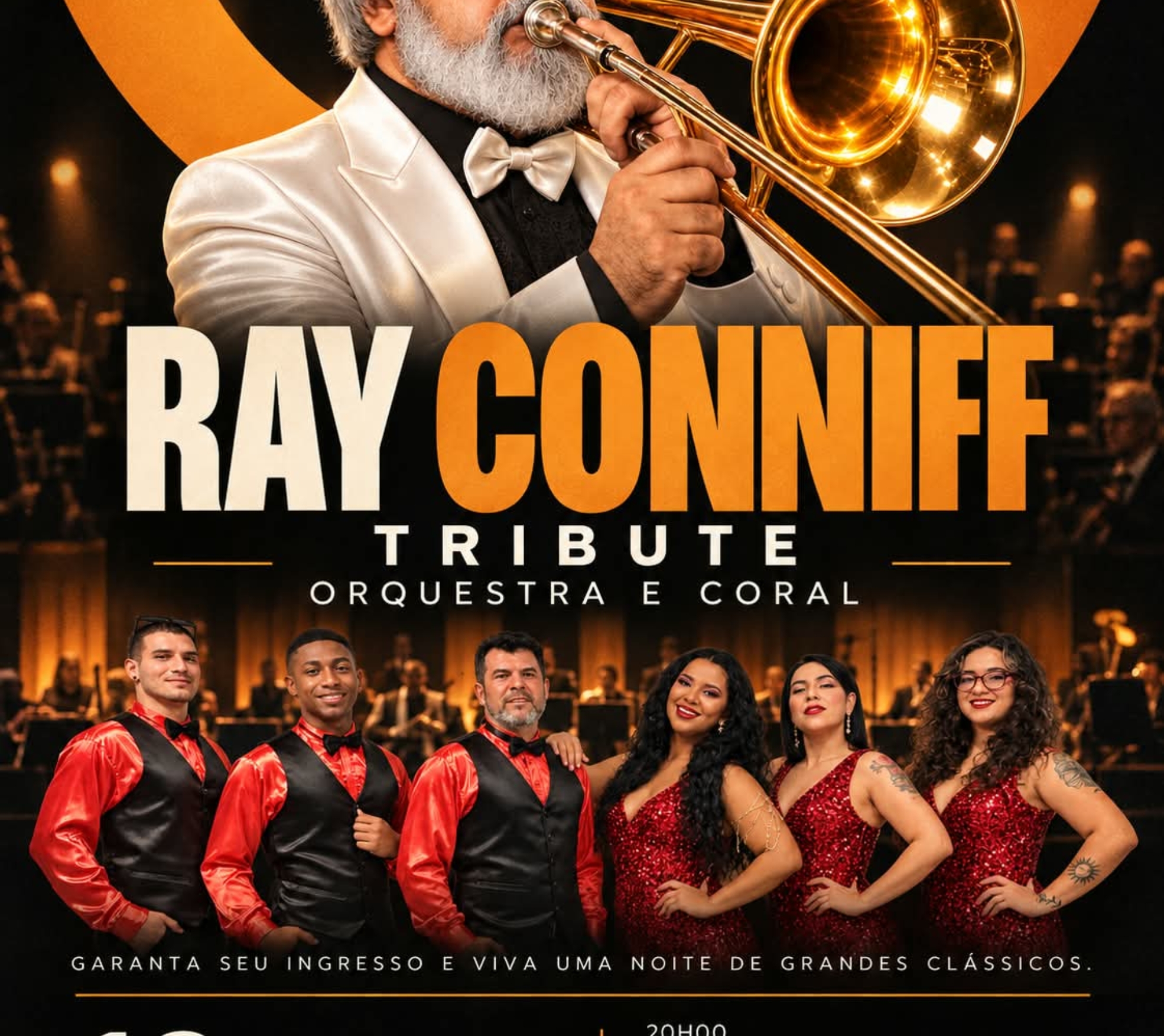 Ray Conniff The Tribute – Orquestra e Coral apresenta em Osasco um espetáculo dedicado ao legado musical do consagrado Maestro Ray Conniff.