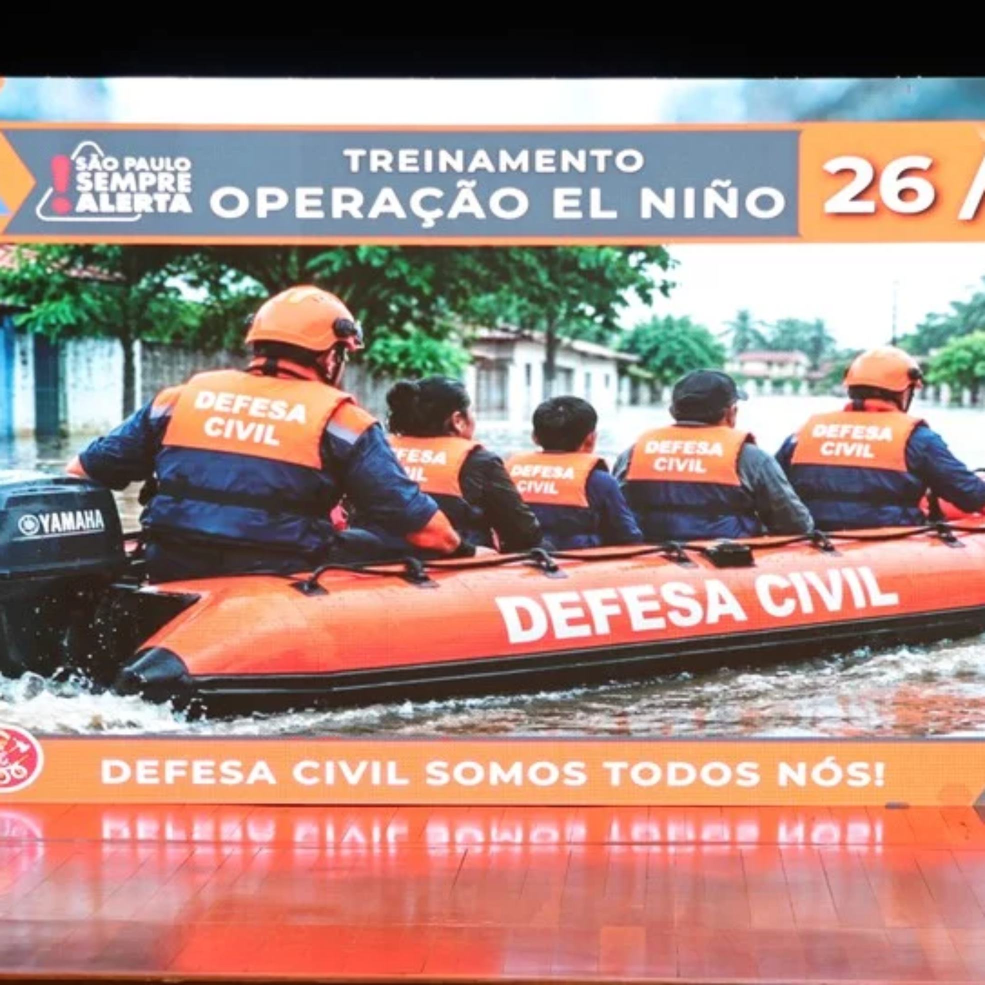 Osasco sediou o treinamento São Paulo Sempre Alerta – Operação El Niño – Chuvas de Verão 2026/2027, que reuniu representantes das Defesas Civis de 39 cidades da Região Metropolitana de São Paulo.

Imagens: John Amp e Fernanda Cazarini