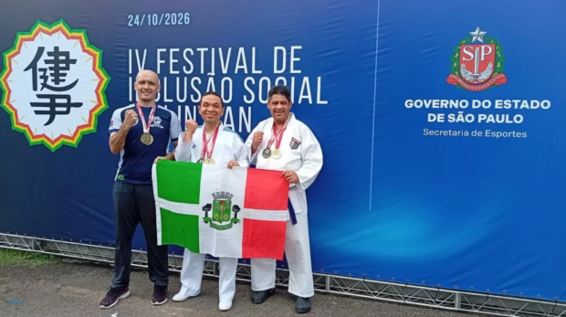 A Seleção de Karatê de Osasco, representada pela Liga de Karatê de Osasco (LKO), conquistou oito medalhas no IV Festival de Inclusão Social Ken In Kan, realizado em Várzea Paulista.
Crédito: Divulgação